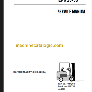 CLARK ECX 20 32 EPX20 30 SERVICE MANUAL