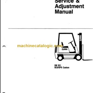 CLARK GCS GPS CUSTOM SERVICE MANUAL