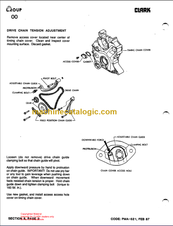 CLARK GCS GPS CUSTOM SERVICE MANUAL