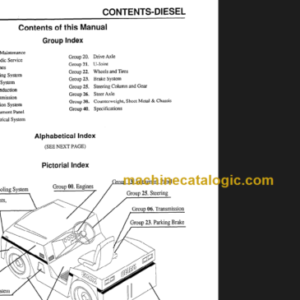 CLARK DT30E 50E 60E SERVICE MANUAL