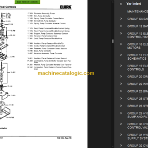 CLARK ESM12 25 SERVICE MANUAL