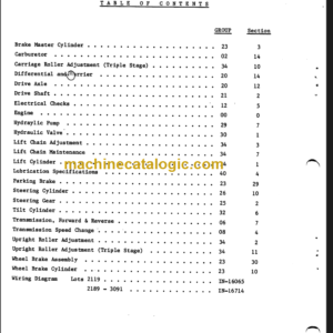 CLARK IT50 60 70 80 OVERHAUL INSTRUCTIONS