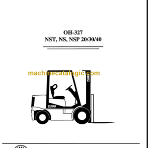 CLARK NST NS NSP 20 30 40 (OH-327) Overhaul Manual