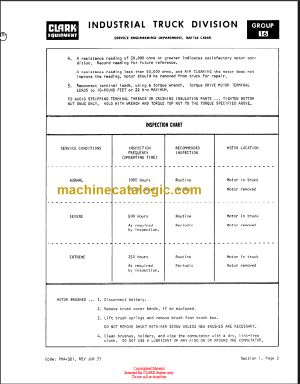 CLARK EC235 OVERHAUL MANUAL