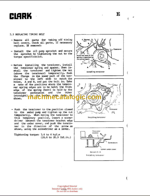 CLARK GPM20 30 SERVICE MANUAL