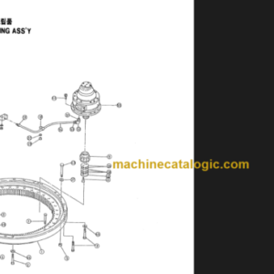 HYUNDAI HC25E HYDRAULIC CRANE PARTS MANUAL