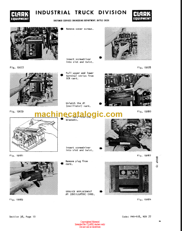 CLARK EC235 OVERHAUL MANUAL