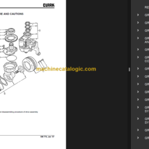 CLARK CRX10 25 SERVICE MANUAL