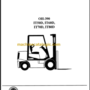 CLARK IT50D IT60D IT70D IT80D OVERHAUL MANUAL