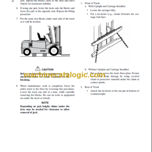 CLARK GEX40 45 50 (Rev 2.2) SERVICE MANUAL