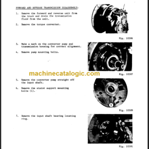 CLARK IT50D IT60D IT70D IT80D OVERHAUL MANUAL