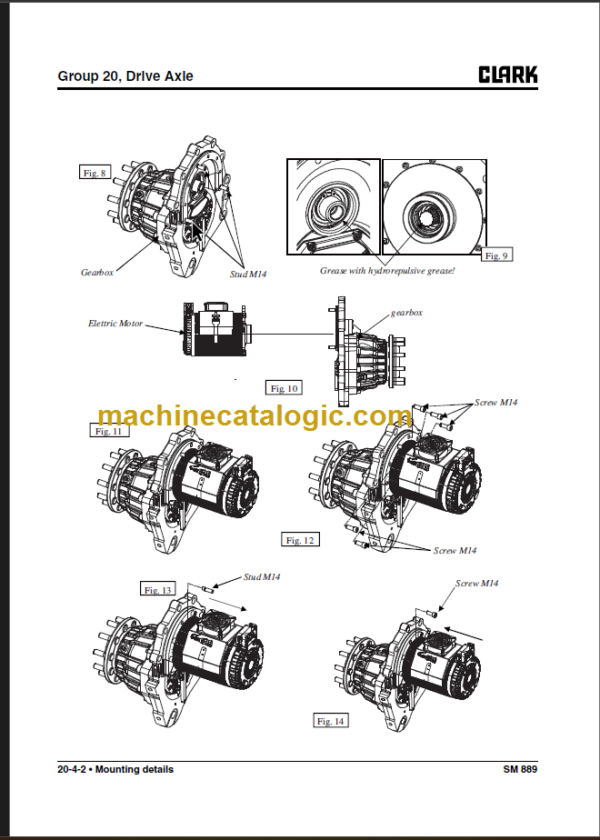 CLARK GEX40 45 50 (Rev 2.2) SERVICE MANUAL