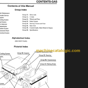 CLARK GT30 50 60E SERVICE MANUAL