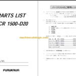 FURUKAWA HCR1500-D20 PART LIST