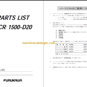 FURUKAWA HCR1500-D20 PART LIST