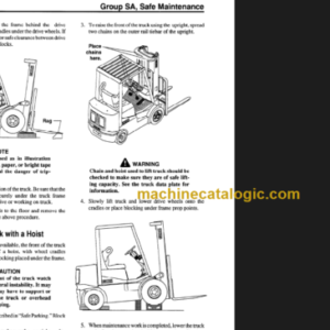 CLARK CMP50 60 70 SERVICE MANUAL