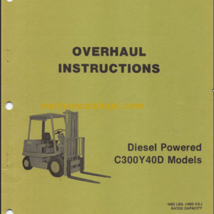 CLARK C300Y40D OVERHAUL INSTRUCTIONS