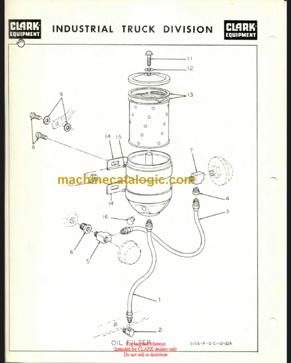 CLARK CTA 40C MAINTENANCE MANUAL