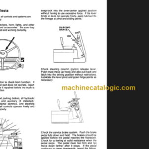 CLARK E357 SERVICE MANUAL