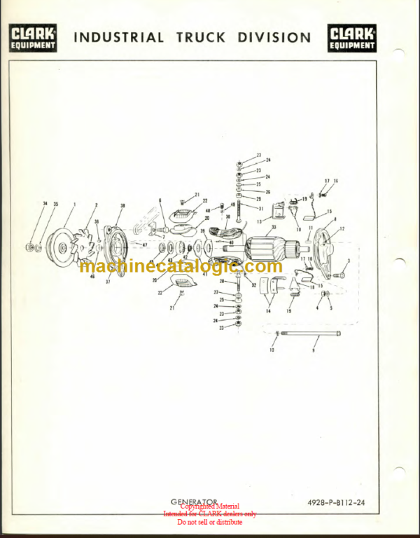 CLARK CTA 40C MAINTENANCE MANUAL31