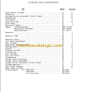 CLARK IT30 40B OVERHAUL MANUAL