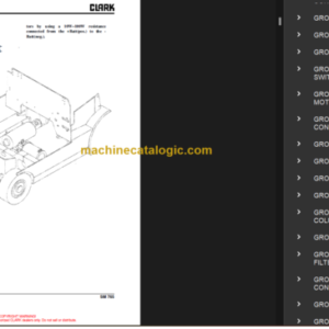 CLARK GEX20 25 30s 30 32 (Rev 3.3) SERVICE MANUAL