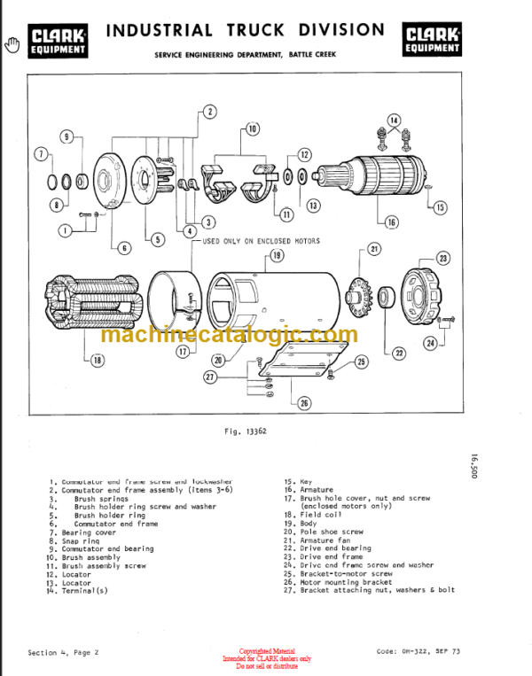 CLARK TW 20 40 (OH-334) Overhaul Manual