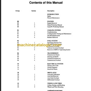 CLARK GPX 35 40 50E SERVICE MANUAL