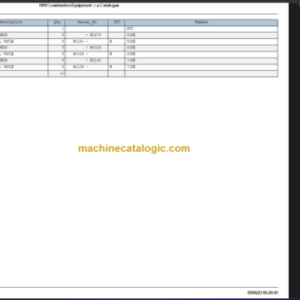 HYUNDAI 50 60 70D-7E FORKLIFT DIESEL PARTS MANUAL