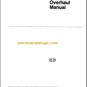 CLARK TM247 OVERHAUL MANUAL