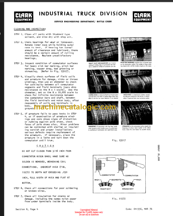 CLARK TW 20 40 OVERHAUL MANUAL