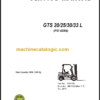 CLARK GTS20 25 30 33L SERVICE MANUAL