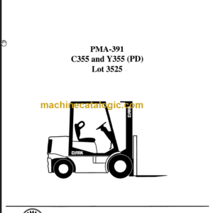 CLARK C355 AND Y355 Planned Maint & Adj Manuals