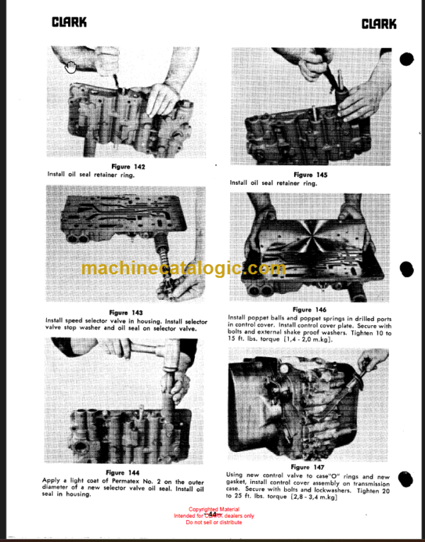 CLARKK GM DIESEL POWERED OVERHAUL INSTRUCTIONS