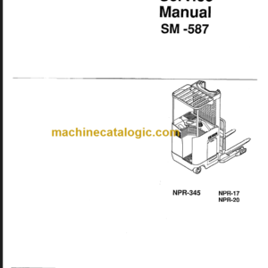 CLARK NPR17 20 345 SERVICE MANUAL