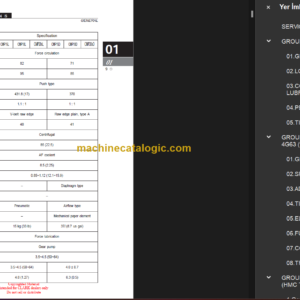 CLARK CMP15-20 D L SERVICE MANUAL