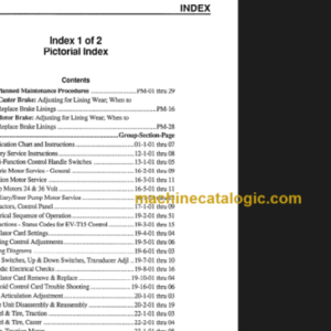 CLARK NPR-345 NPR-17 NPR-20 SERVICE MANUAL