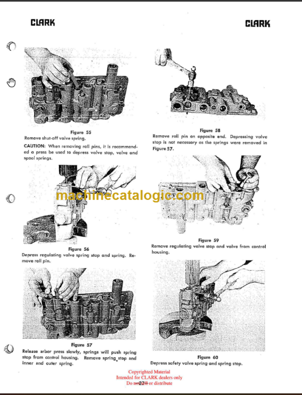 CLARK 4000 Powershift Transmission SERVICE MANUAL