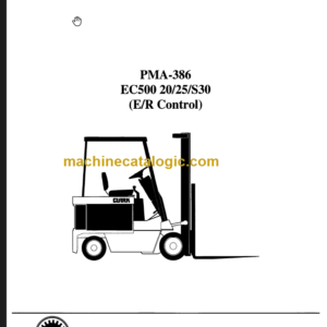 CLARK EC500 20 25 S30 Planned Maint & Adj Manuals