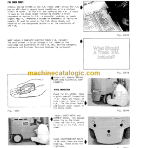 CLARK EC500 20 25 S30 Planned Maint & Adj Manuals