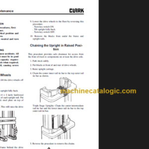 CLARK TMX12 25 EPX 16-20S SERVICE MANUAL