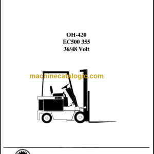 CLARK EC500 355 OVERHAUL MANUAL