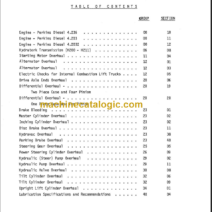 CLARK Safe Maintenance (OH-362) OVERHAUL MANUALS