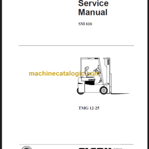 CLARK TMG12 25 SERVICE MANUAL