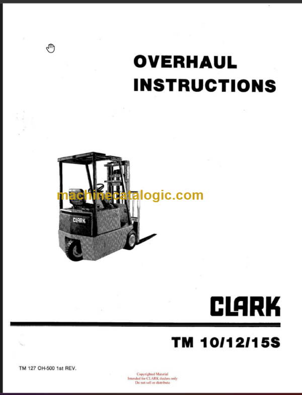 CLARK TM10 12 15S (OH-500) Overhaul Manual