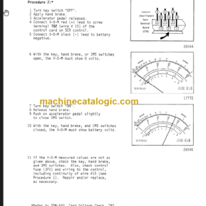 CLARK EV-100 Planned Maint & Adj Manuals