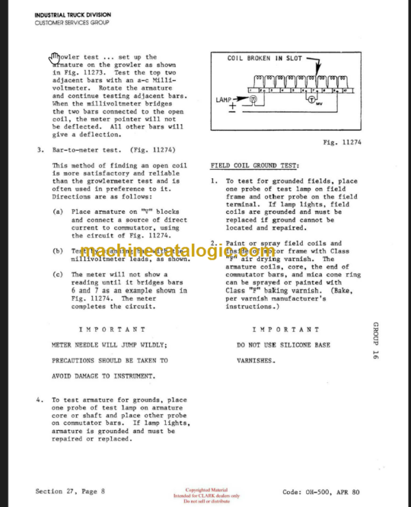 CLARK TM10 12 15S (OH-500) Overhaul Manual