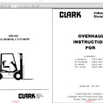 CLARK PDF MANUAL SET PMA-SM-OH (USA)