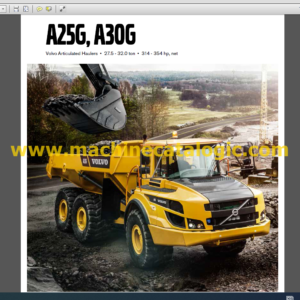 Volvo A25G, A30G Articulated Haulers Service Manual