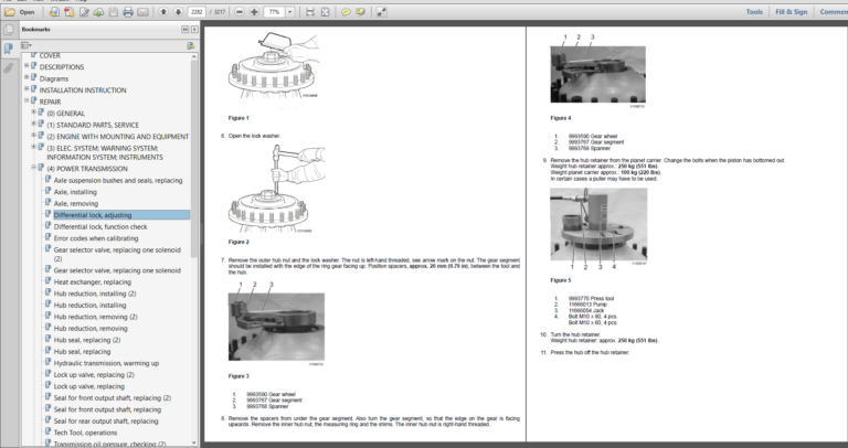 Volvo Wheel Loader Service and Parts Manual